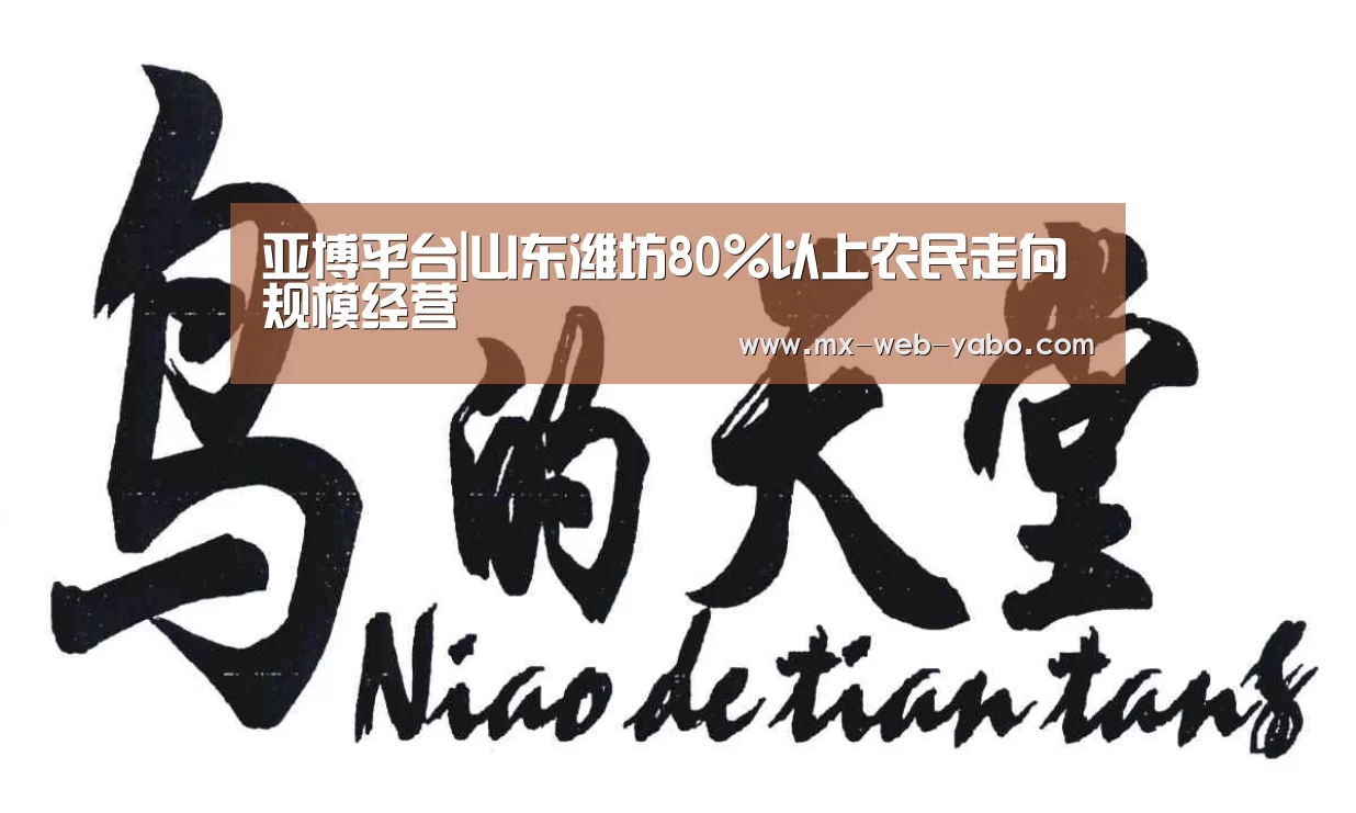 亚博平台|山东潍坊80%以上农民走向规模经营